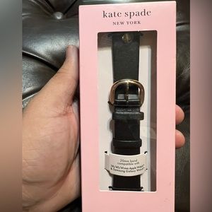 Kate spade black leather Apple Watch band 38MM